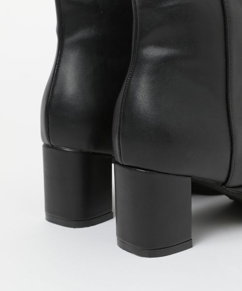 mysty woman（ミスティウーマン）の「ラウンドスクエアロングブーツ 969427（ブーツ・レディース・ブラウン/ブラック・MEDIUM/LARGE）」の13枚目の写真