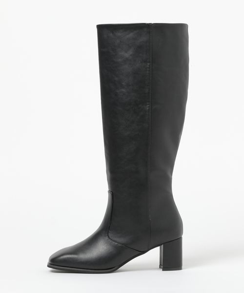 mysty woman（ミスティウーマン）の「ラウンドスクエアロングブーツ 969427（ブーツ・レディース・ブラウン/ブラック・MEDIUM/LARGE）」の8枚目の写真