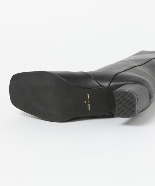 mysty woman（ミスティウーマン）の「ラウンドスクエアロングブーツ 969427（ブーツ・レディース・ブラウン/ブラック・MEDIUM/LARGE）」の10枚目の写真