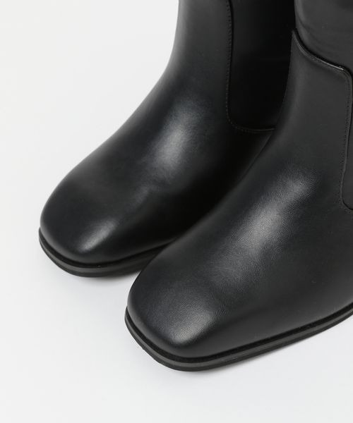 mysty woman（ミスティウーマン）の「ラウンドスクエアロングブーツ 969427（ブーツ・レディース・ブラウン/ブラック・MEDIUM/LARGE）」の12枚目の写真