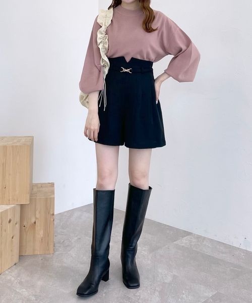 mysty woman（ミスティウーマン）の「ラウンドスクエアロングブーツ 969427（ブーツ・レディース・ブラウン/ブラック・MEDIUM/LARGE）」の16枚目の写真