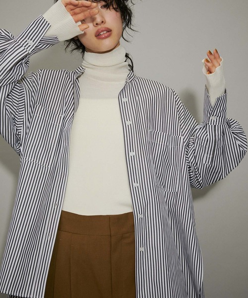 ブラウス シャツ 「一部サイト限定」TCブロードバンドカラーシャツ レディース ADAM ET ROPE' ブラウス シャツ 「一部サイト限定」TC