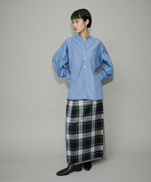 ADAM ET ROPE'（アダムエロペ）の「【一部サイト限定】TCブロードバンドカラーシャツ（シャツ/ブラウス・レディース・ブルー系その他4/ダークグリーン/ブラック系その他/パープル系その他2/オフホワイト・FREE）」の17枚目の写真