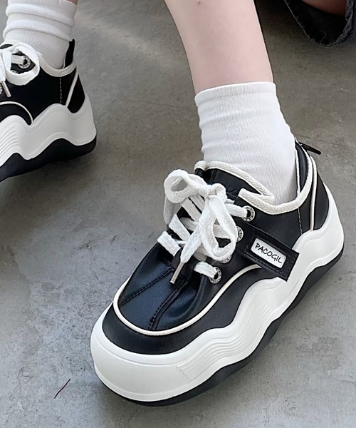 ナナミンさん専用 セール】なみなみソールモノトーンスニーカー（スニーカー）｜Nana