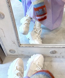 Alley by w closet | 【Alley】レースアップニットブーツ(ブーツ)