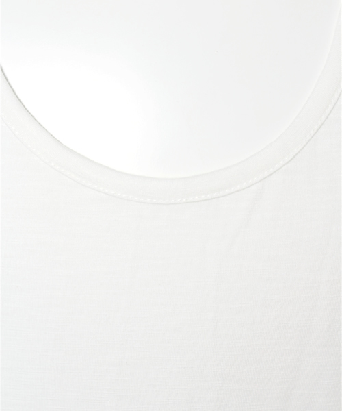 WEGO(ウィゴー)の「WEGO/サイドスリットロングタンクトップ(タンクトップ・メンズ・ホワイト/杢グレー・MEDIUM/LARGE)」の5枚目の写真