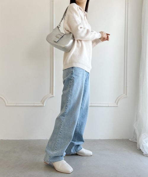 wears(ウェアーズ)の「べルトショルダーミニバッグ(ショルダーバッグ・レディース・アイボリー/ブラック/シルバー・FREE)」の22枚目の写真