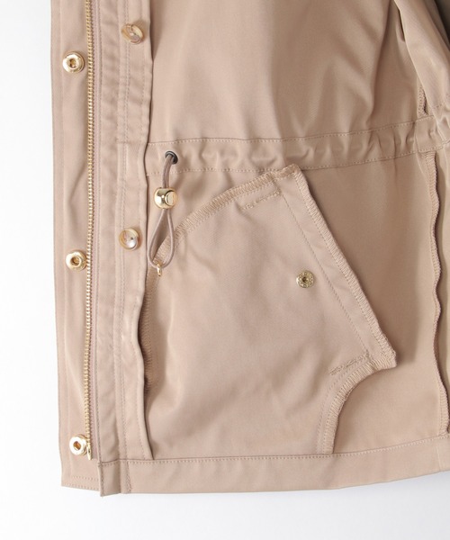 ikka（イッカ）の「【親子コーデ】ファーライナー3WAYマウンテンパーカー（120~160cm）（マウンテンパーカー・キッズ・ベージュ/ネイビー・140/160/130/150/120）」の8枚目の写真