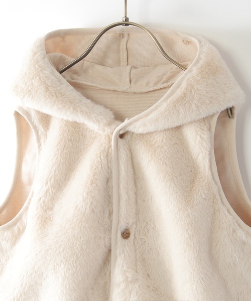 ikka（イッカ）の「【親子コーデ】ファーライナー3WAYマウンテンパーカー（120~160cm）（マウンテンパーカー・キッズ・ベージュ/ネイビー・140/160/130/150/120）」の12枚目の写真