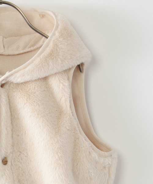 ikka（イッカ）の「【親子コーデ】ファーライナー3WAYマウンテンパーカー（120~160cm）（マウンテンパーカー・キッズ・ベージュ/ネイビー・140/160/130/150/120）」の15枚目の写真