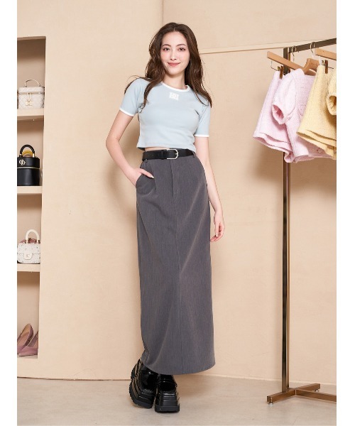 Darich（ダーリッチ）の「DDサガラショートトップス（Tシャツ/カットソー・レディース・アイボリー/サックスブルー/ブラック・FREE）」の10枚目の写真