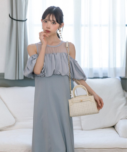 OLIVE des OLIVE（オリーブデオリーブ）の「バーキン風ミニバッグ　1032120080（ショルダーバッグ・レディース・オフホワイト/ブラック/ピンク・FREE）」の5枚目の写真