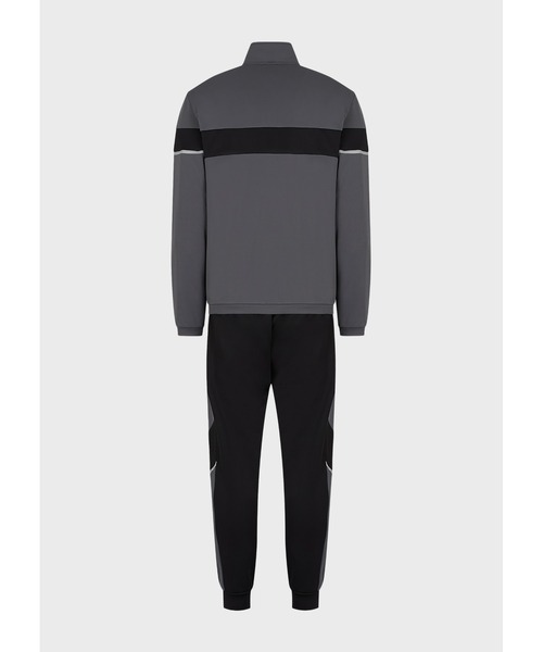 Athletic Colour Block cotton-blend tracksuit | EA7