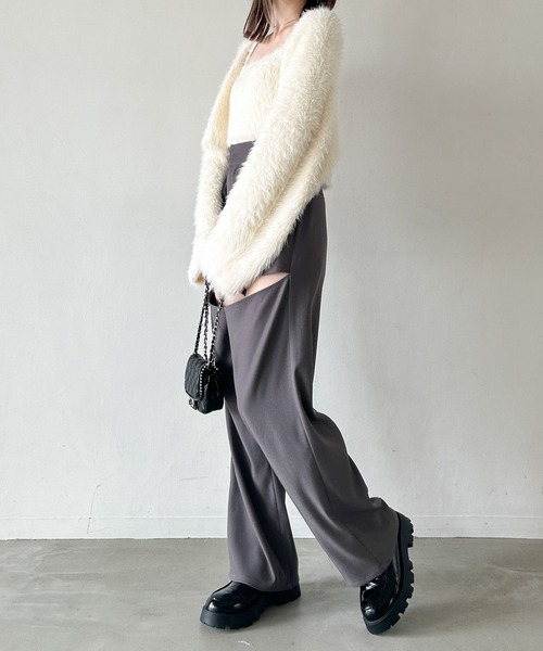 Heather（ヘザー）の「シャギーニット/キャミ2P　975540（ニット/セーター・レディース・オフホワイト/ブラウン/ピンク・FREE）」の15枚目の写真