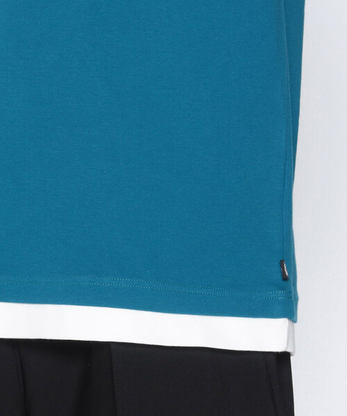 COMME CA ISM(コムサイズム)の「エッセンシャルコットン フェイクレイヤード ロングスリーブ ジャケットTシャツ(Tシャツ/カットソー・メンズ・ブルー/ブラック/チャコール/ホワイト・M/L/XL)」の17枚目の写真