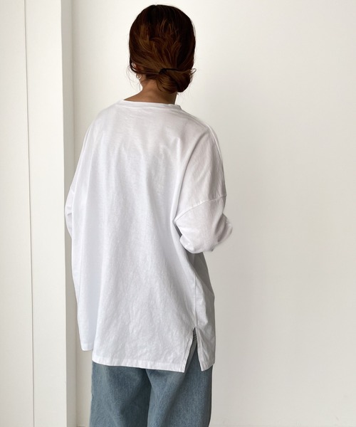 「CANAL JEAN」 「Sleek」長袖ネルシャツ ONE SIZE ブラウン レディース CANAL JEAN（キャナルジーン）の「El mar BASICオーバーサイズ