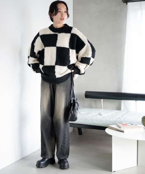 WEGO（ウィゴー）の「WEGO/幾何学柄ニットプルオーバー（ニット/セーター・レディース・その他1/その他2/その他3・FREE）」の20枚目の写真