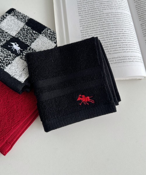 POLO CHAMPS（ポロチャンプス）の「【POLO CHAMPS/ポロチャンプス】別注 ワンポイント刺繍 ミニタオルハンカチ（ハンカチ/ハンドタオル・レディース・ブラック系その他/ブラック/ピンク系その他/レッド系その他/グリーン系その他/ホワイト/レッド/ピンク/イエロー/グリーン/ホワイト系その他/ネイビー・FREE）」の21枚目の写真