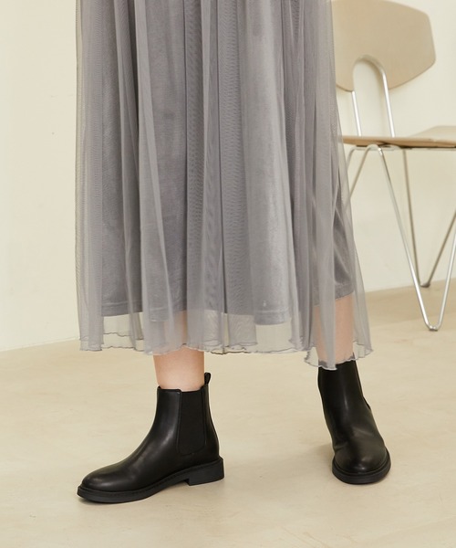 【セール】フラットサイドゴアショートブーツ 32403（ブーツ）｜WA ORiental TRaffic（ダブルエーオリエンタルトラフィック）