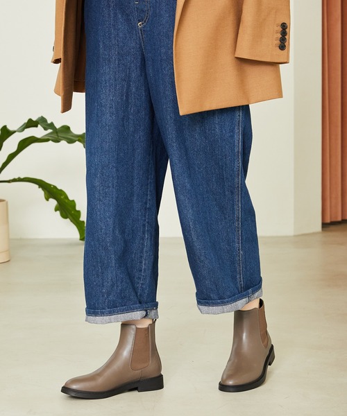 【セール】フラットサイドゴアショートブーツ 32403（ブーツ）｜WA ORiental TRaffic（ダブルエーオリエンタルトラフィック）