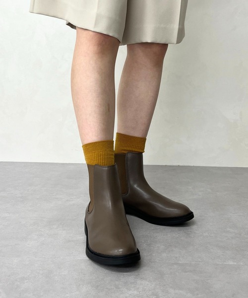 【セール】フラットサイドゴアショートブーツ 32403（ブーツ）｜WA ORiental TRaffic（ダブルエーオリエンタルトラフィック）