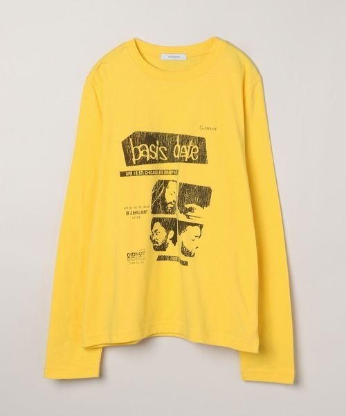 JEANASIS（ジーナシス）の「ビンテージプリントLS TEE/983809（Tシャツ/カットソー・レディース・イエロー/ホワイト/ブラック・FREE）」の3枚目の写真
