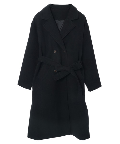 fifth(フィフス)の「ダブルチェスターコート(チェスターコート・レディース・ベージュ/ブラック・M)」の19枚目の写真