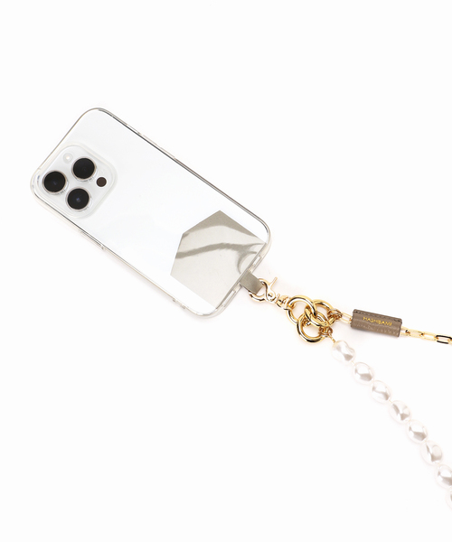 HASHIBAMI（ハシバミ）の「≪追加≫【HASHIBAMI / ハシバミ】別注パールチェーンモバイルストラップ（スマホグッズ・レディース・ゴールド・FREE）」の7枚目の写真