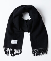THE INOUE BROTHERS イノウエブラザーズ　マフラー　ブラック THE INOUE BROTHERS / ザ イノウエブラザーズ Brushed Scarf