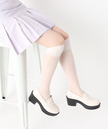 ◆厚底ローファー