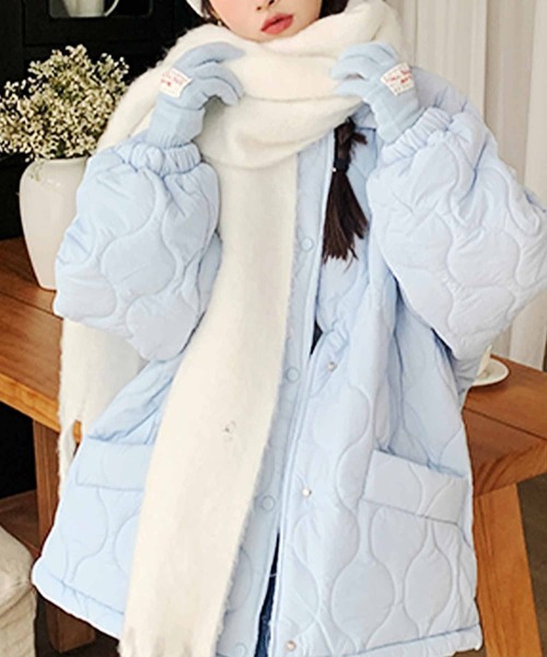 裏地ボア中綿ジャケット（ダウンジャケット/コート）｜frunco