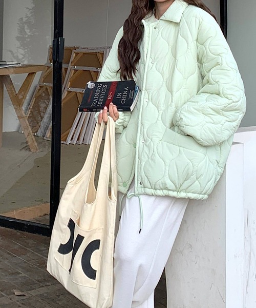 裏地ボア中綿ジャケット（ダウンジャケット/コート）｜frunco