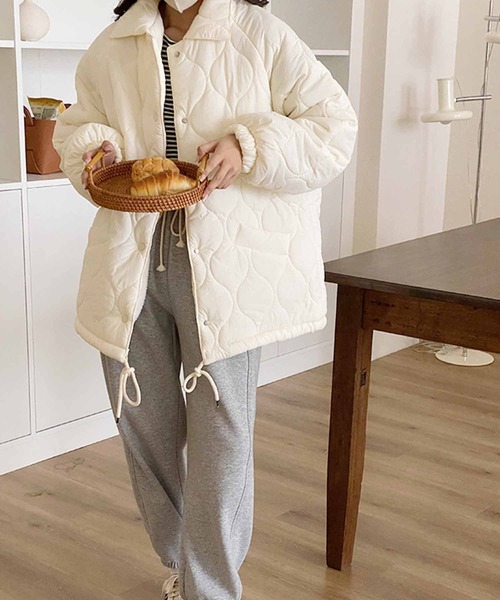 セール】裏地ボア中綿ジャケット（ダウンジャケット/コート）｜frunco