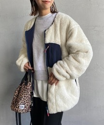 【WEB限定】[CHUMS/チャムス] エルモフリース リバーシブルボアブルゾン