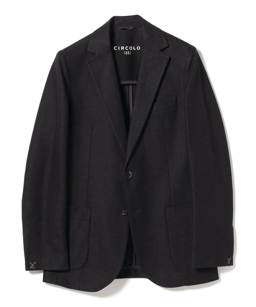 CIRCOLO1901 × Brilla per il gusto / 別注 コットンリネン ジャージ ソリッド ジャケット