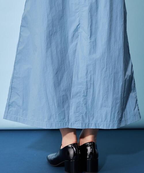CITEN（シテン）の「＜CITEN＞シャカシャカ シンプル マキシスカート（スカート・レディース・コバルトブルー/ブラック・S/M）」の8枚目の写真