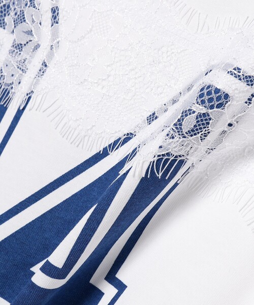 Ray BEAMS（レイビームス）の「Ray BEAMS / ナンバー ロゴ ヨーク Ｔシャツ（Tシャツ/カットソー・レディース・ホワイト/チャコールグレー・ONE SIZE）」の18枚目の写真