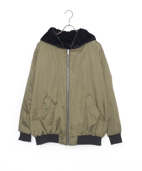 CavariA/SILVER BULLET/フード/MA1/ブラック/L(46) SILVER BULLET（シルバーバレット）の「『CavariA/キャバリア