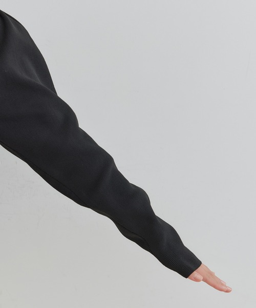 VIS（ビス）の「【洗える】ペプラムニットプルオーバー（ニット/セーター・レディース・ブラック/ライトグレー/キナリ・FREE）」の21枚目の写真