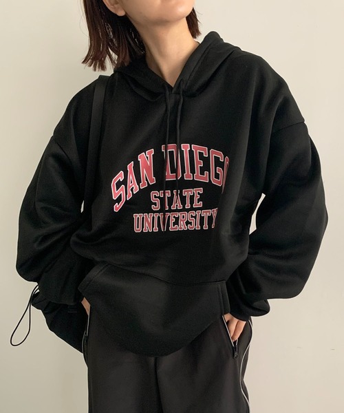 SHEPP（シープ）の「カレッジロゴ プルパーカー（パーカー）」 - WEAR