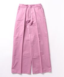 Q | ナイロン混カラーパンツ(その他パンツ)