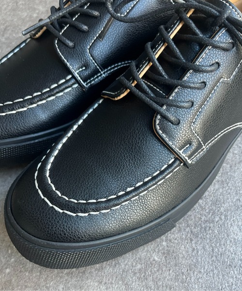 U.S. POLO ASSN.（ユーエスポロアッスン）の「フェイクレザースニーカー（スニーカー・メンズ・ブラック系その他3/ブラック/ブラック系その他2/ブラック系その他/ブラック系その他4・XS/S/M/L/LARGE/MEDIUM）」の6枚目の写真