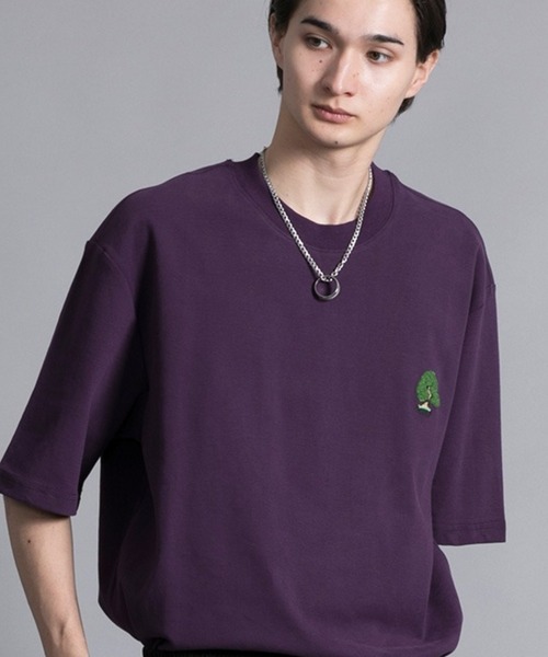 aimoha(アイモハ)の「【aimoha neo】 HEAVY COTTON BONSAI T SHIRT (SS)(Tシャツ/カットソー・メンズ・ブラック/ホワイト/パープル/ブラウン・X-LARGE/XX-LARGE/LARGE/XXX-LARGE)」の4枚目の写真