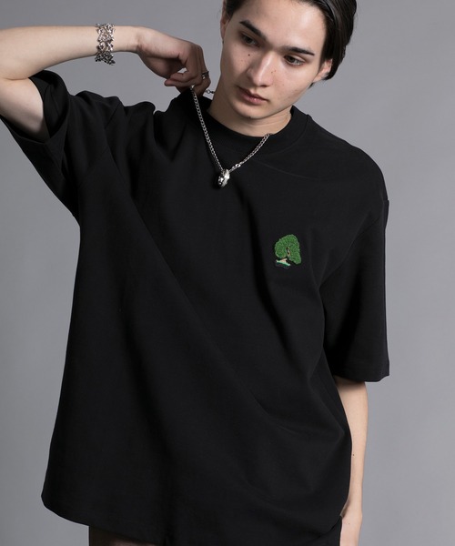 aimoha(アイモハ)の「【aimoha neo】 HEAVY COTTON BONSAI T SHIRT (SS)(Tシャツ/カットソー・メンズ・ブラック/ホワイト/パープル/ブラウン・X-LARGE/XX-LARGE/LARGE/XXX-LARGE)」の3枚目の写真