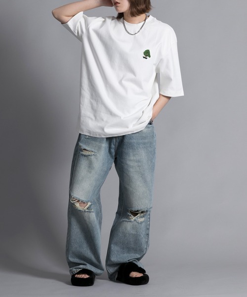 aimoha(アイモハ)の「【aimoha neo】 HEAVY COTTON BONSAI T SHIRT (SS)(Tシャツ/カットソー・メンズ・ブラック/ホワイト/パープル/ブラウン・X-LARGE/XX-LARGE/LARGE/XXX-LARGE)」の11枚目の写真
