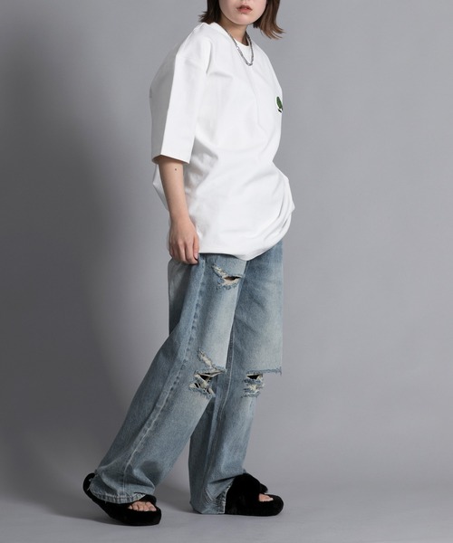 aimoha(アイモハ)の「【aimoha neo】 HEAVY COTTON BONSAI T SHIRT (SS)(Tシャツ/カットソー・メンズ・ブラック/ホワイト/パープル/ブラウン・X-LARGE/XX-LARGE/LARGE/XXX-LARGE)」の12枚目の写真