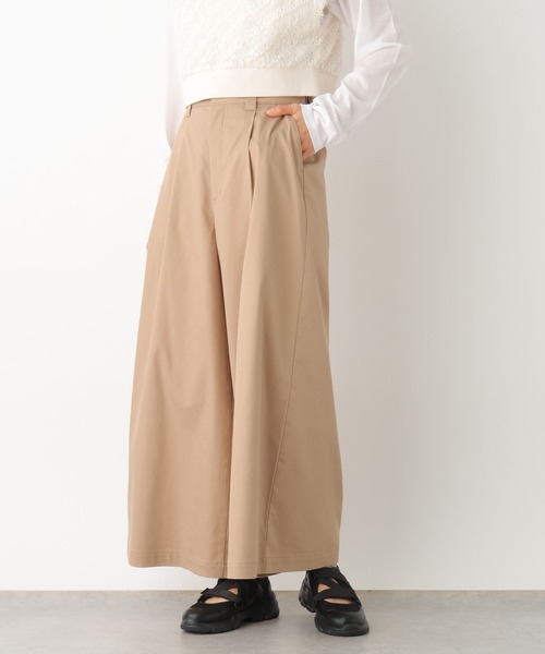 LEPSIM(レプシィム)の「袴ワイドチノパンツ 992054(チノパンツ・レディース・ベージュ/アイボリー/ブラック・MEDIUM/LARGE)」の3枚目の写真