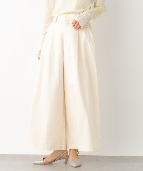 LEPSIM(レプシィム)の「袴ワイドチノパンツ 992054(チノパンツ・レディース・ベージュ/アイボリー/ブラック・MEDIUM/LARGE)」の1枚目の写真