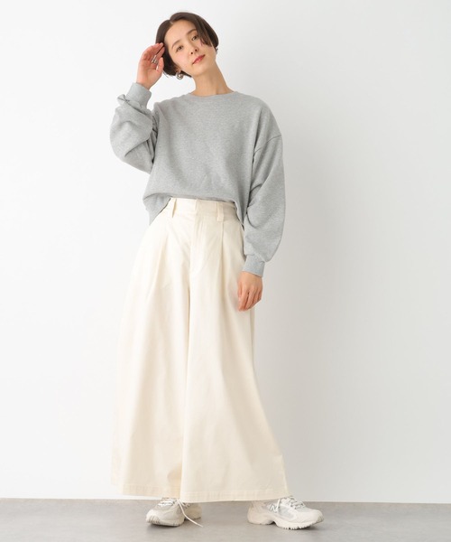 LEPSIM(レプシィム)の「袴ワイドチノパンツ 992054(チノパンツ・レディース・ベージュ/アイボリー/ブラック・MEDIUM/LARGE)」の6枚目の写真