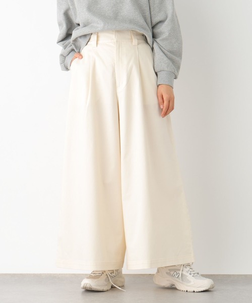 LEPSIM(レプシィム)の「袴ワイドチノパンツ 992054(チノパンツ・レディース・ベージュ/アイボリー/ブラック・MEDIUM/LARGE)」の5枚目の写真